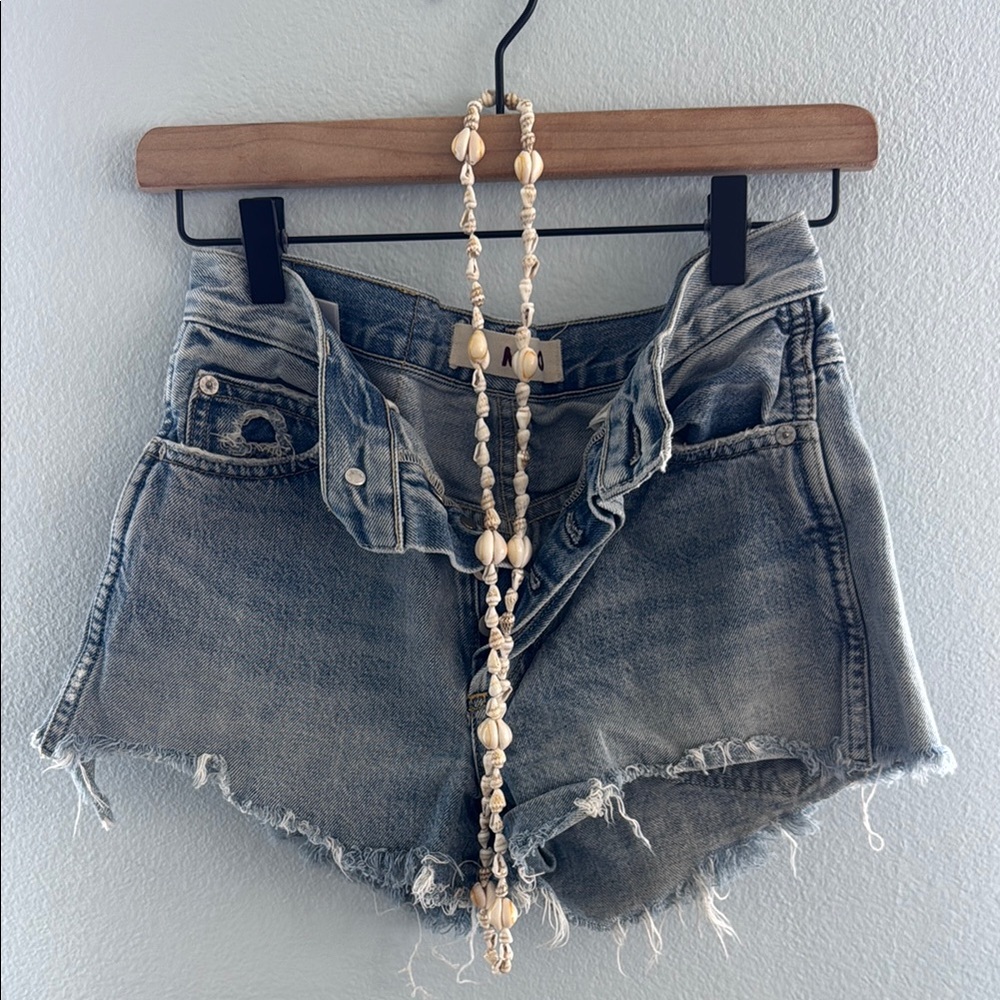 AMO Light Blue Jean Shorts Lover Boy 25
